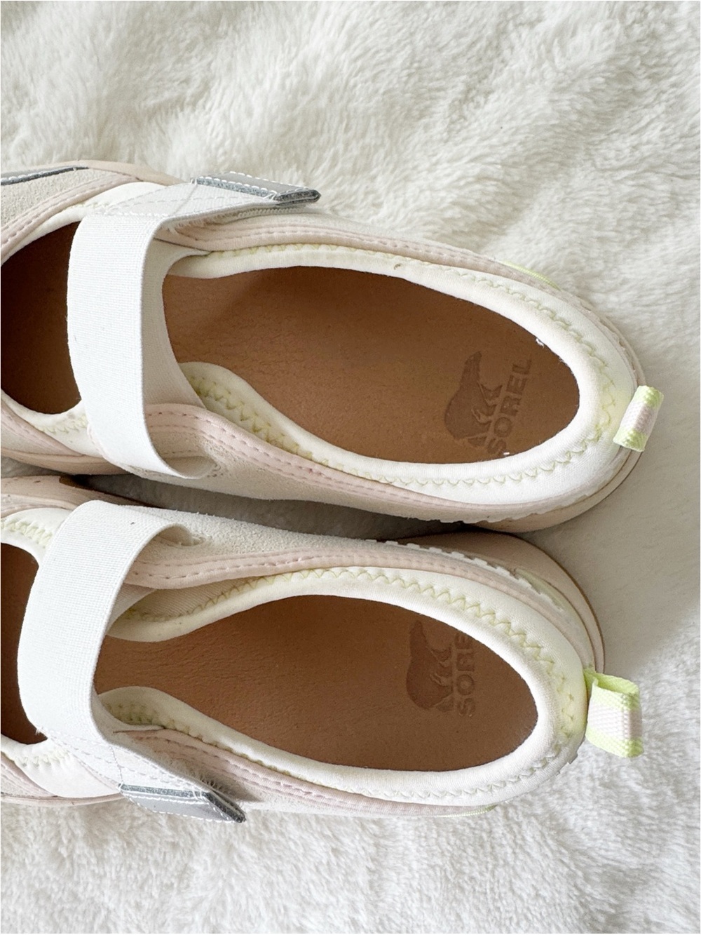 Sorel Women's Kinetic Impact ll MJ Sneakers in cream silver size 8.5 - Picture 7 of 8